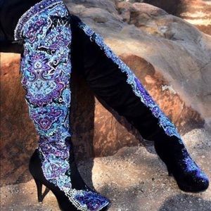 Custom Painted Boots